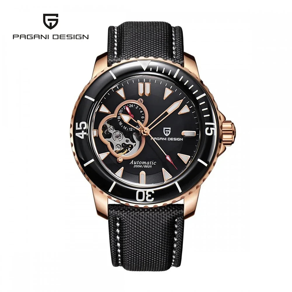 PAGANI DESIGN Men Automatic Watches Luxury Bezel NH39A 44mm | PD-1674