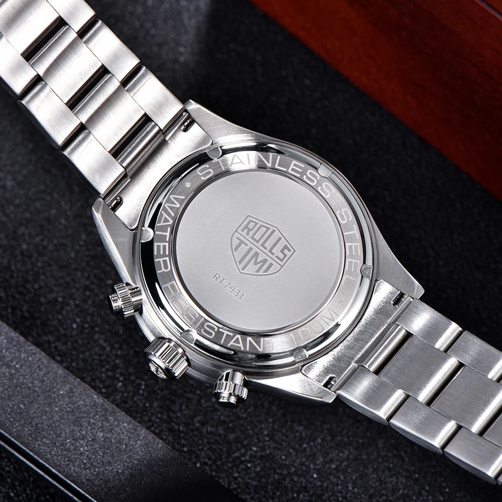 RollsTimi Retro Chronograph Quartz Watches Luxury 40mm | RT-7931