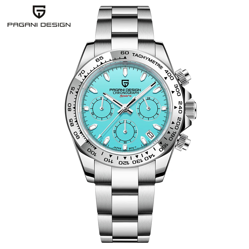 PAGANI DESIGN Stainless Steel Bezel Men Quartz 40mm | PD-1727