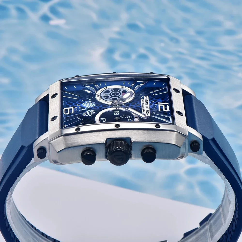 PAGANI DESIGN Watches Men Original Rectangles 42mm | PD-1725
