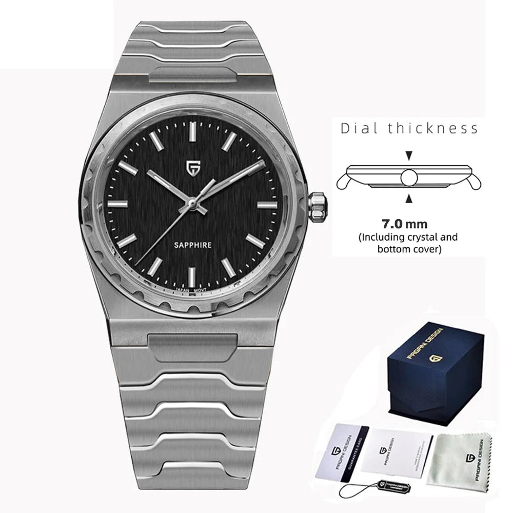 PAGANI DESIGN Men's Quartz Watches Ultra-Thin 7mm Series 37mm | PD-YS020