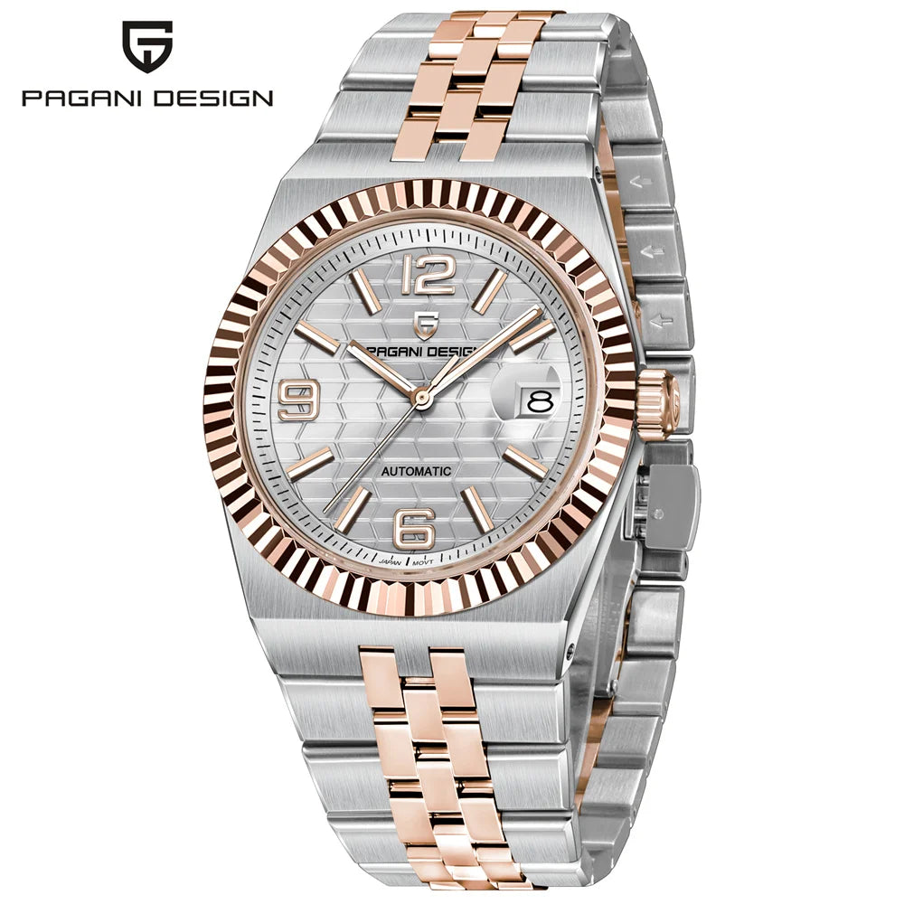 PAGANI DESIGN 3D Rhombus Dial Automatic Watch For Men 40.5mm | PD-YS027