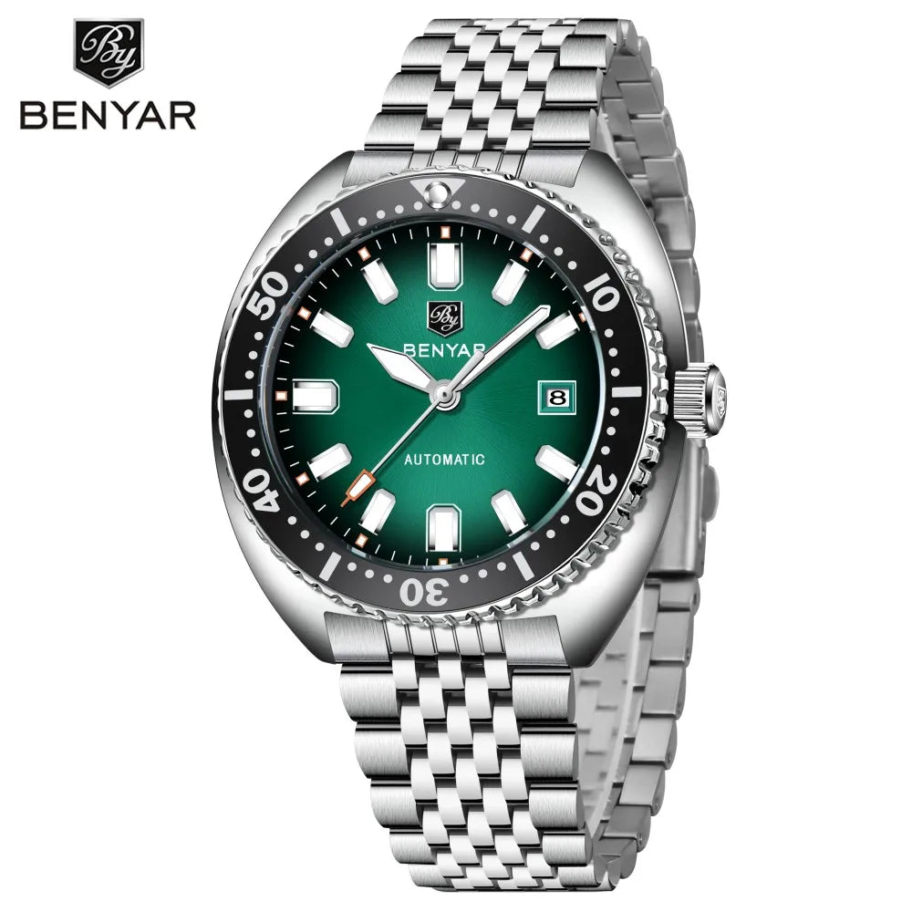 BENYAR New Luxury Men Diving Automatic Mechanical Watch 43mm | BY-5211