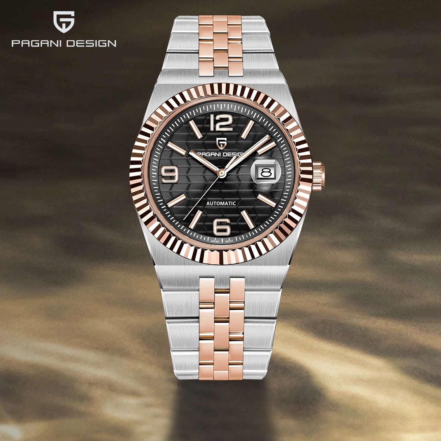 PAGANI DESIGN 3D Rhombus Dial Automatic Watch For Men 40.5mm | PD-YS027
