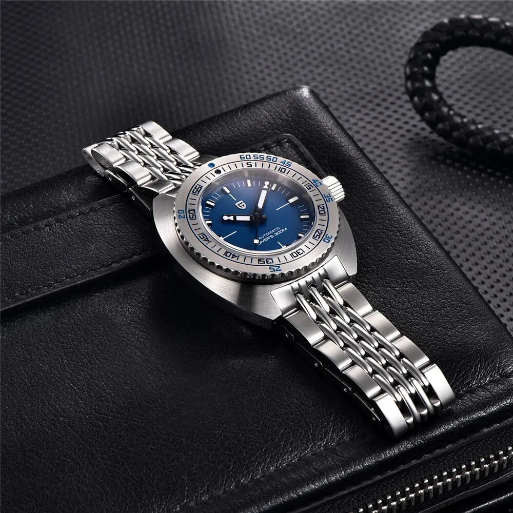 PAGANI DESIGN Men's Automatic Mechanical Divers Watches NH38 43mm | PD-1719