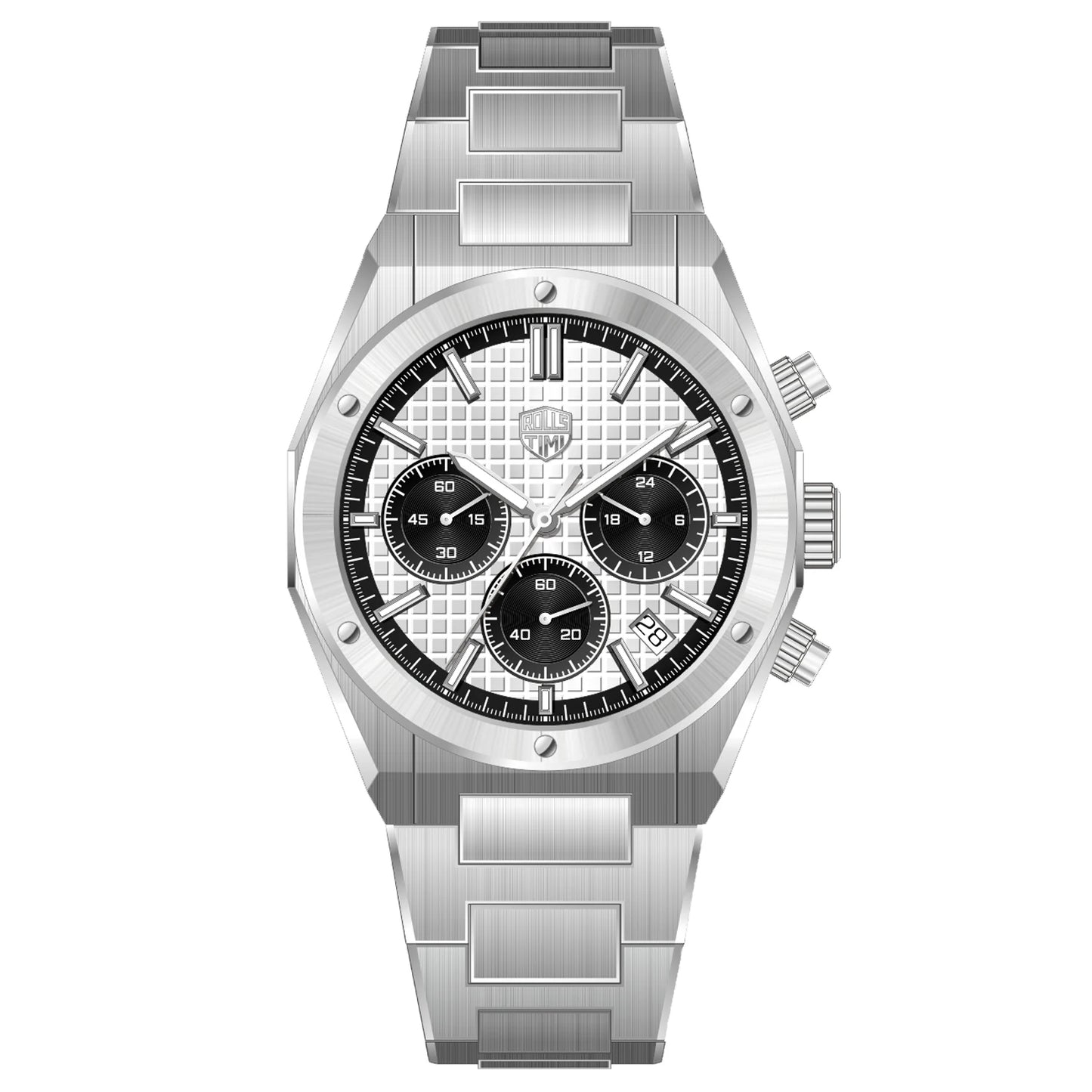 RollsTimi New Engineer Design Chronograph Men's Quartz Watch 39mm | RT-7934