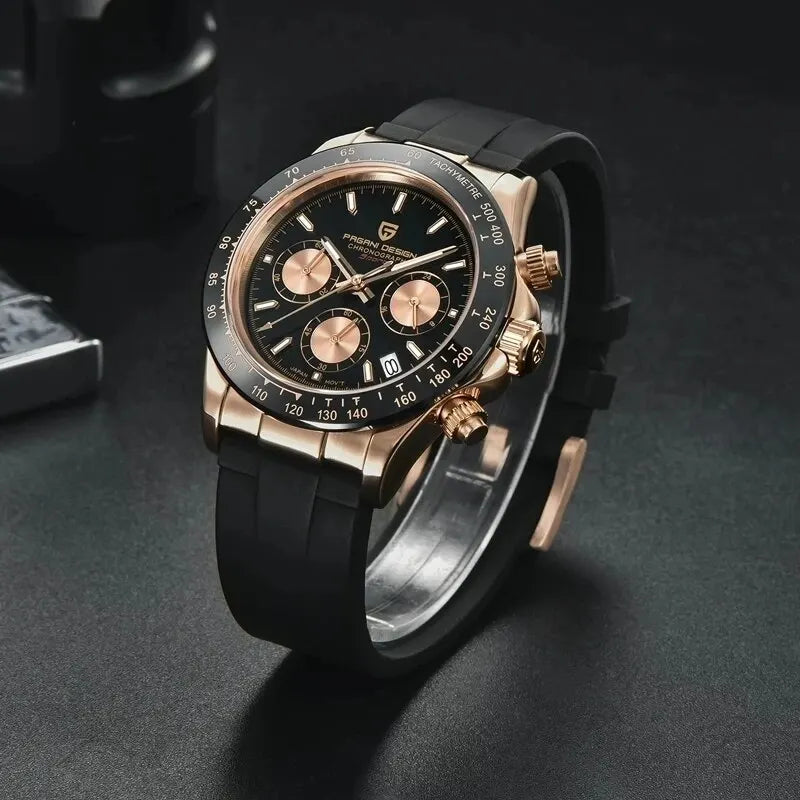 PAGANI DESIGN Quartz Men's Luxury Gold 40mm | PD-1664