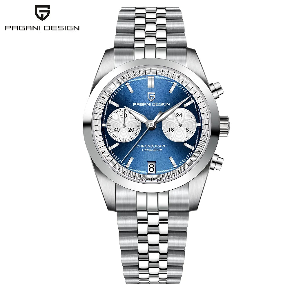 PAGANI DESIGN Pilot Men's Quartz Watches Sapphire 37.5mm | PD-1775