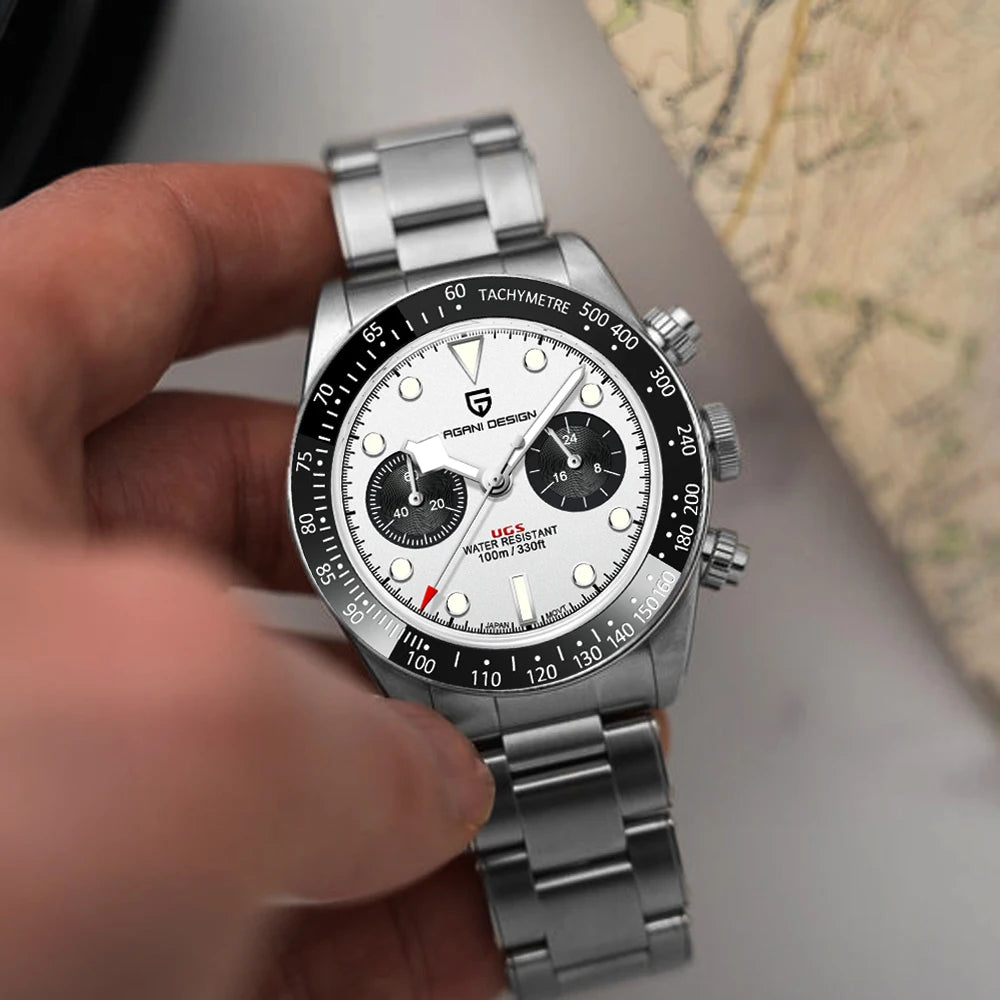 PAGANI DESIGN Men's Panda Quartz Watch 39.5mm | PD-1718