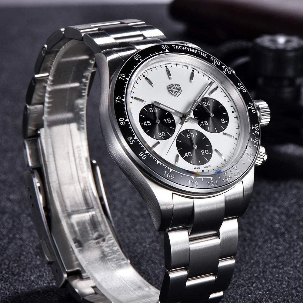 RollsTimi Retro Chronograph Quartz Watches Luxury 40mm | RT-7931