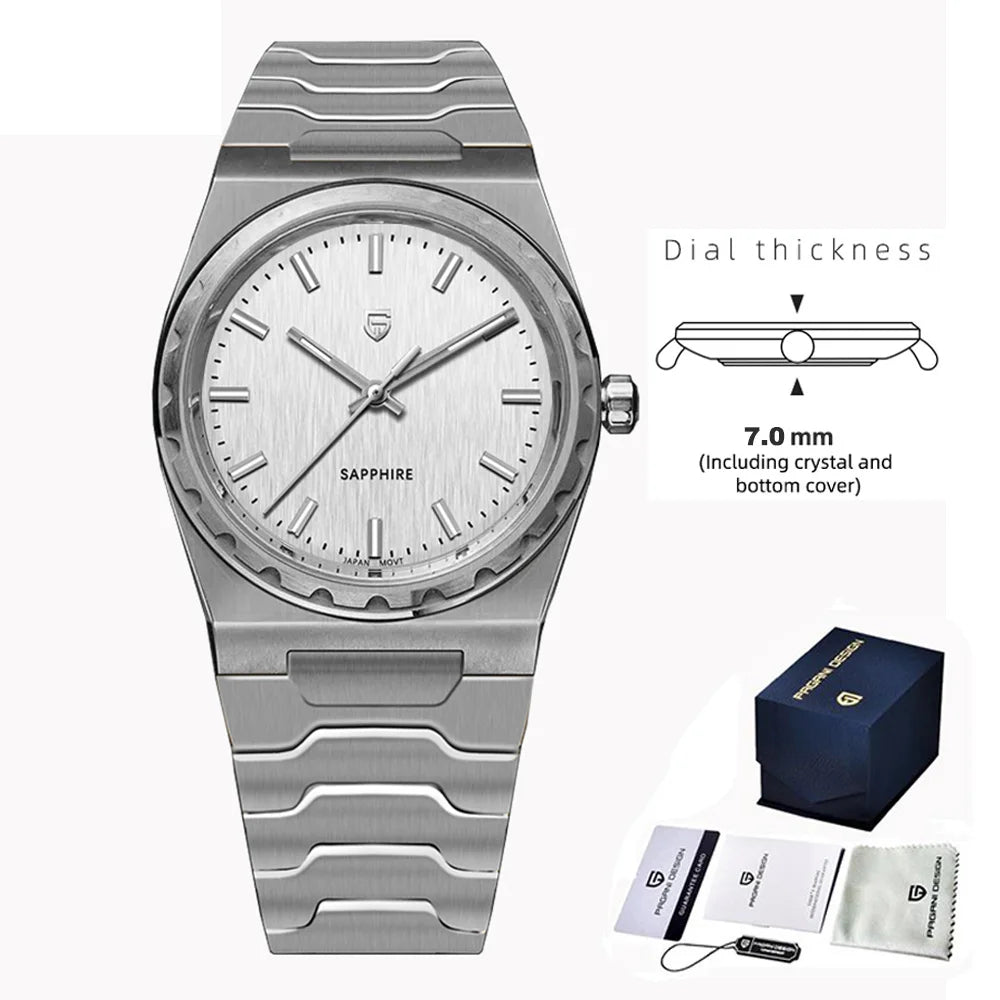 PAGANI DESIGN Men's Quartz Watches Ultra-Thin 7mm Series 37mm | PD-YS020
