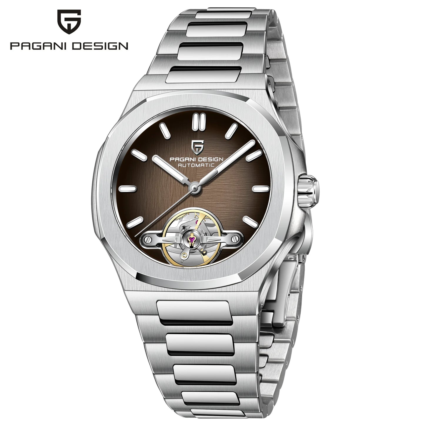 PAGANI DESIGN Tourbillon Men's Mechanical Watches 42mm | PD-YS025