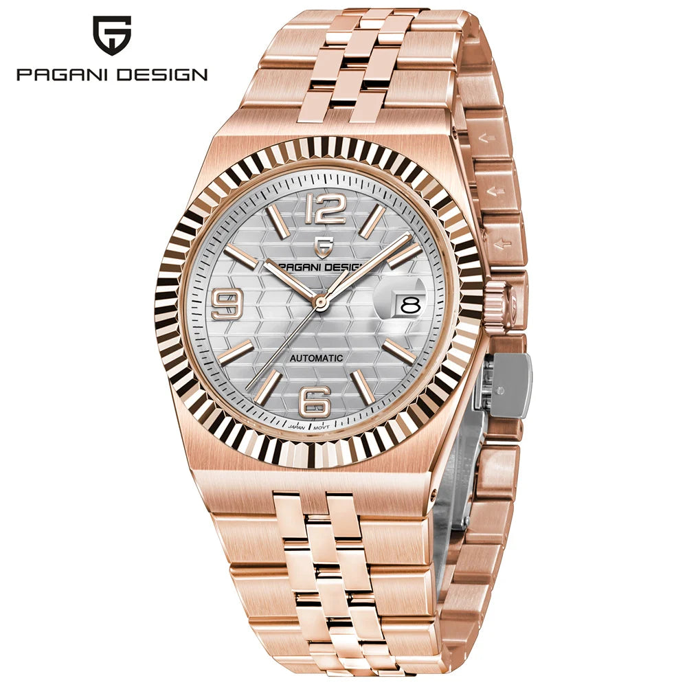PAGANI DESIGN 3D Rhombus Dial Automatic Watch For Men 40.5mm | PD-YS027