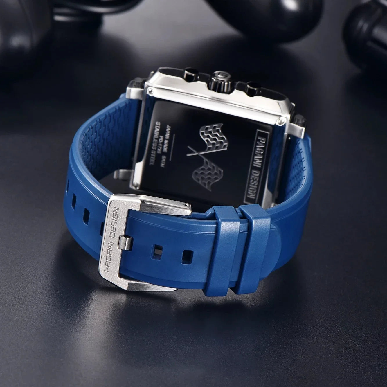 PAGANI DESIGN Watches Men Original Rectangles 42mm | PD-1725