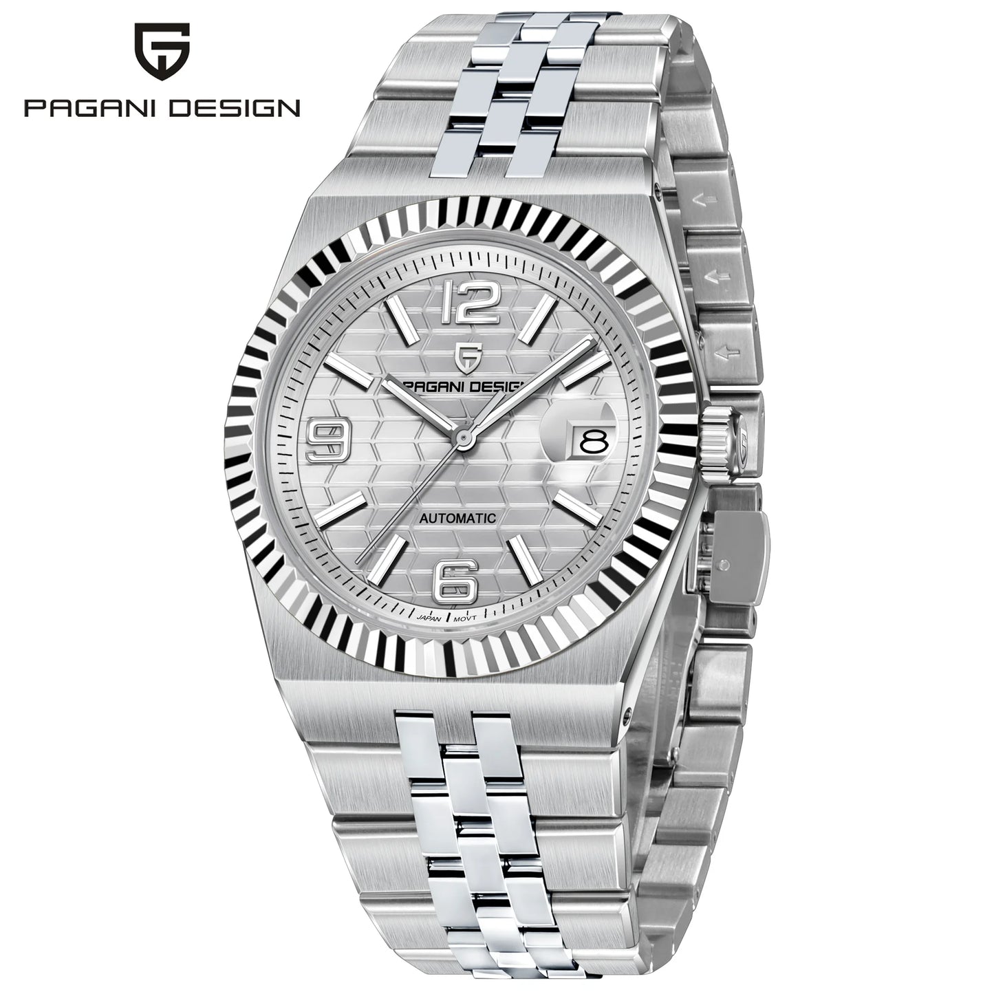 PAGANI DESIGN 3D Rhombus Dial Automatic Watch For Men 40.5mm | PD-YS027