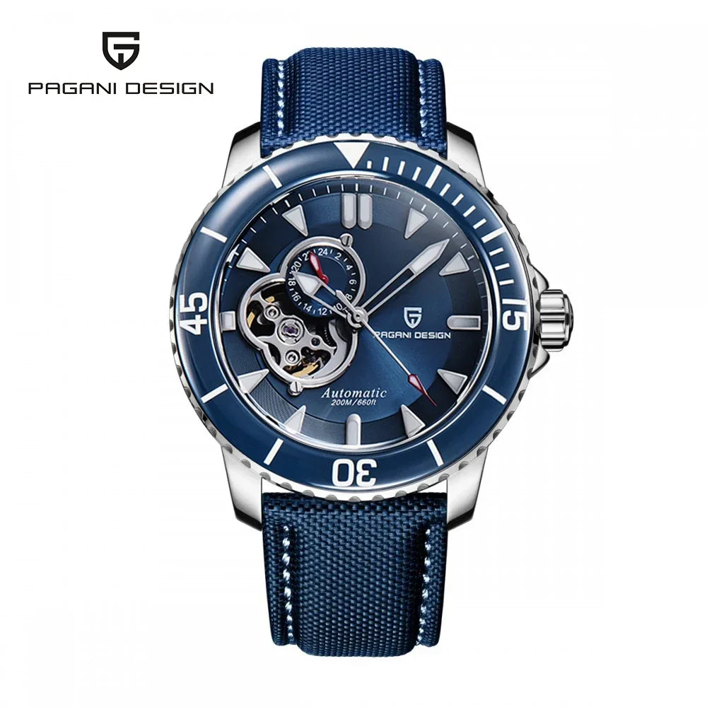 PAGANI DESIGN Men Automatic Watches Luxury Bezel NH39A 44mm | PD-1674