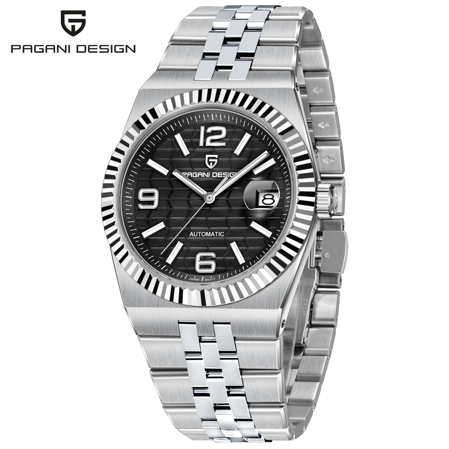 PAGANI DESIGN 3D Rhombus Dial Automatic Watch For Men 40.5mm | PD-YS027