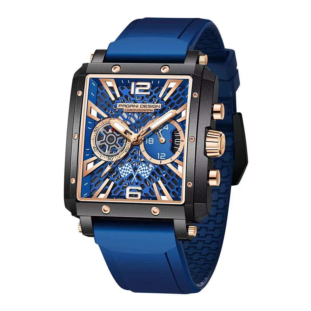PAGANI DESIGN Watches Men Original Rectangles 42mm | PD-1725