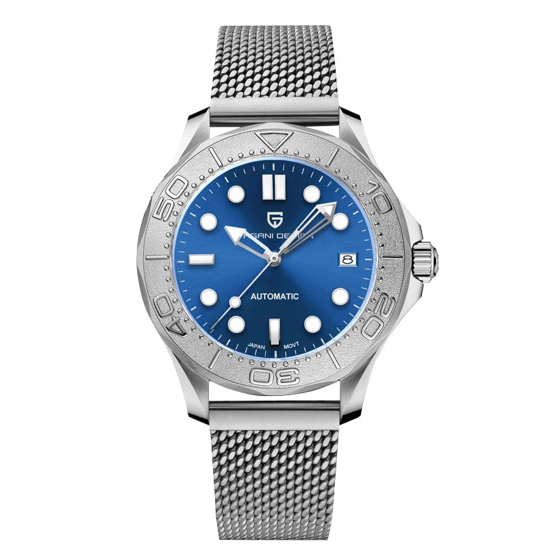 PAGANI DESIGN Embossed Diving Bezel Automatic Watch For Men 42mm | PD-1818