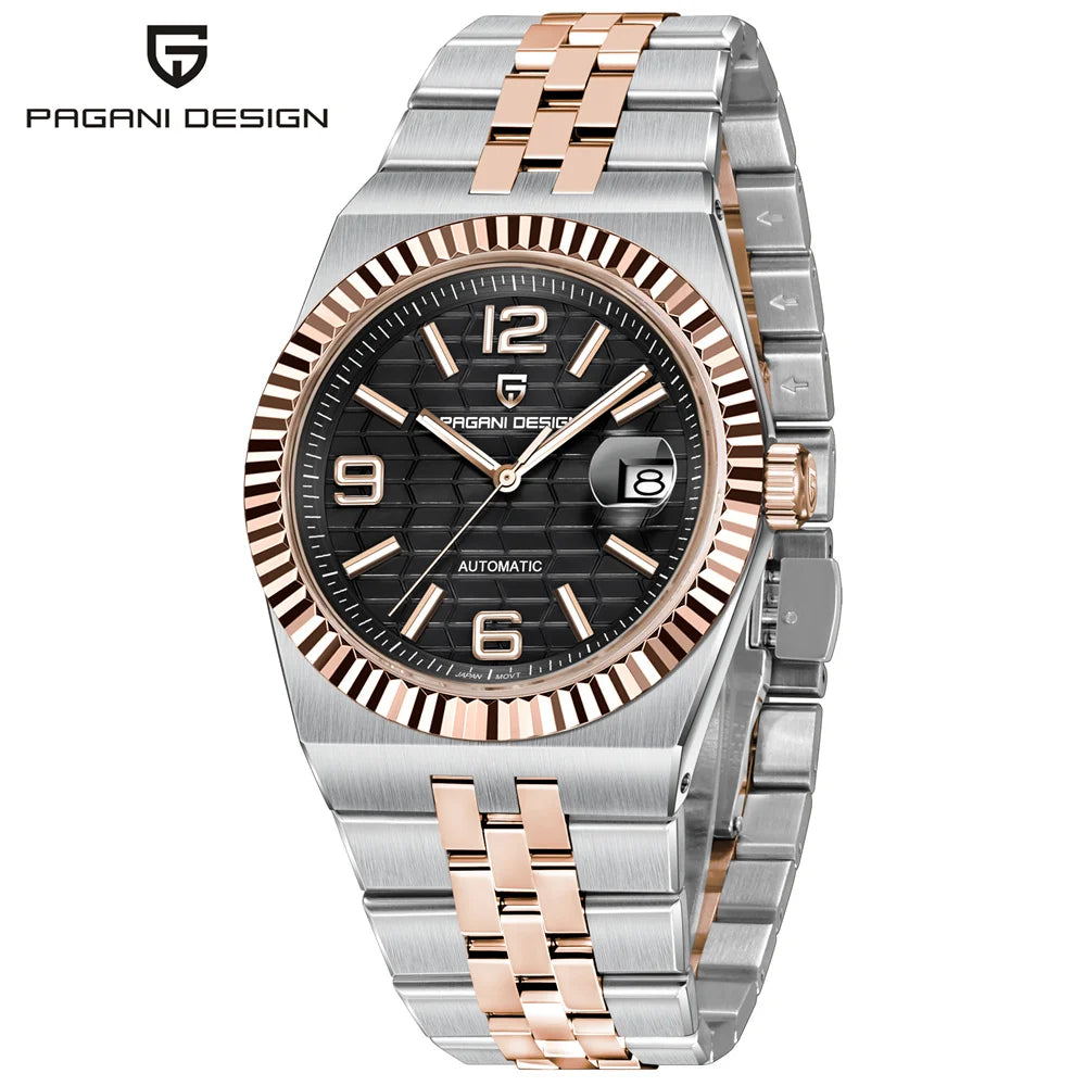 PAGANI DESIGN 3D Rhombus Dial Automatic Watch For Men 40.5mm | PD-YS027