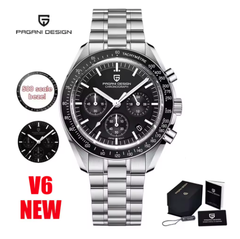 PAGANI DESIGN Men's Watches Quartz Chronograph | PD-1701