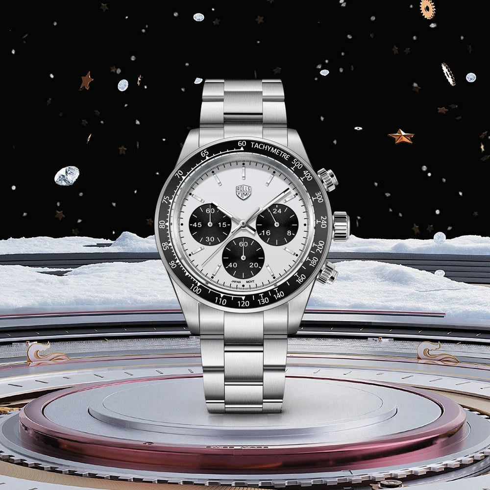 RollsTimi Retro Chronograph Quartz Watches Luxury 40mm | RT-7931
