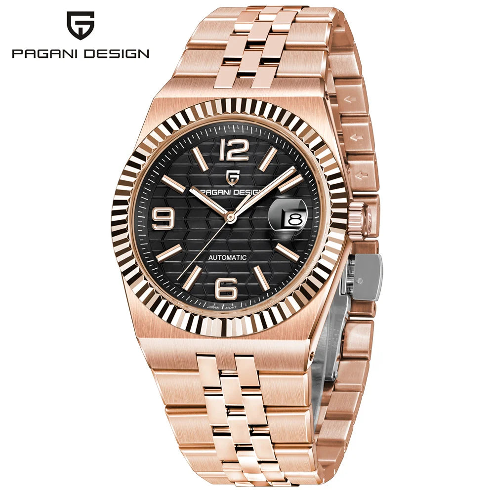 PAGANI DESIGN 3D Rhombus Dial Automatic Watch For Men 40.5mm | PD-YS027