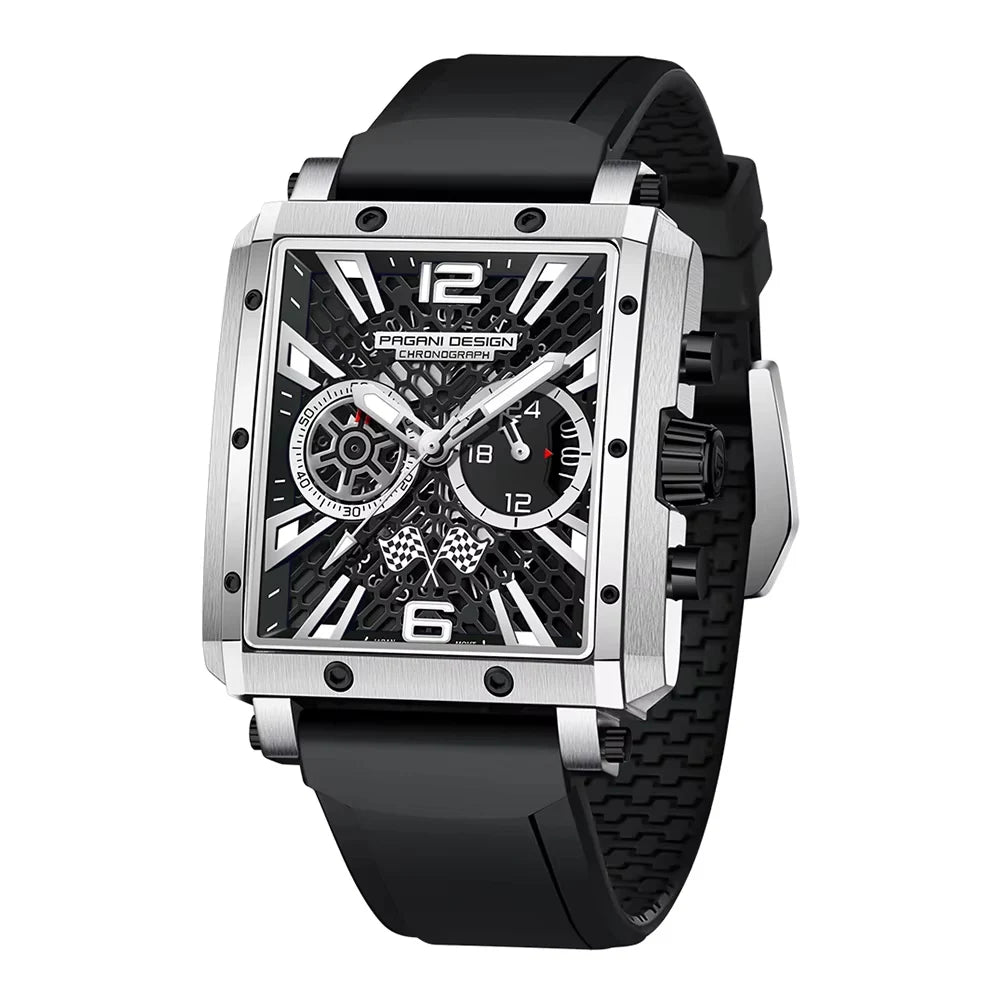 PAGANI DESIGN Watches Men Original Rectangles 42mm | PD-1725