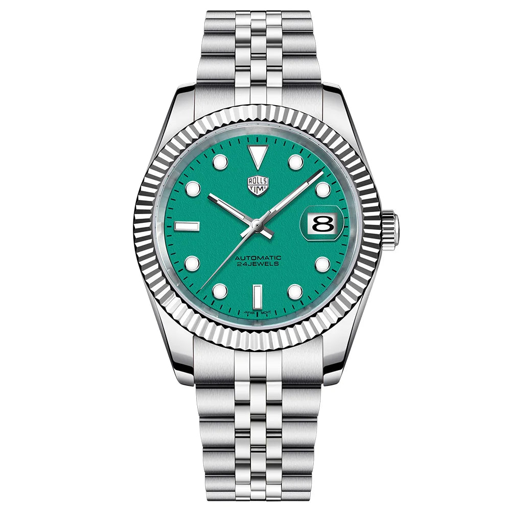 RollsTimi Men's Casual Mechanical Watch Luminous 40mm | RT-7930