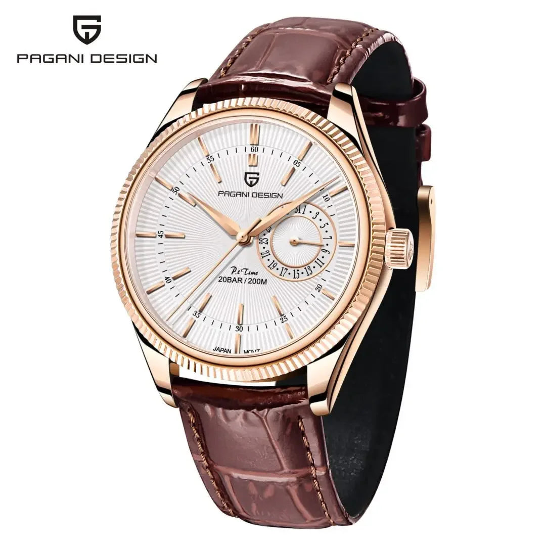PAGANI DESIGN Men's Quartz Wristwatch Conceptual Border Crossing Calendar 43mm | PD-1689