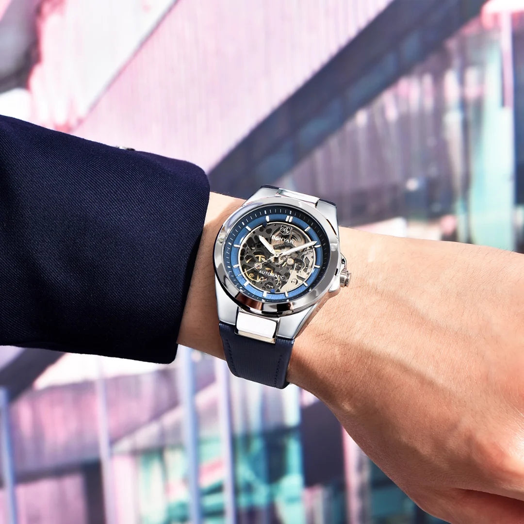 BENYAR New Skeleton Automatic Mechanical Fashion Classic Watch 42mm | BY-5207M