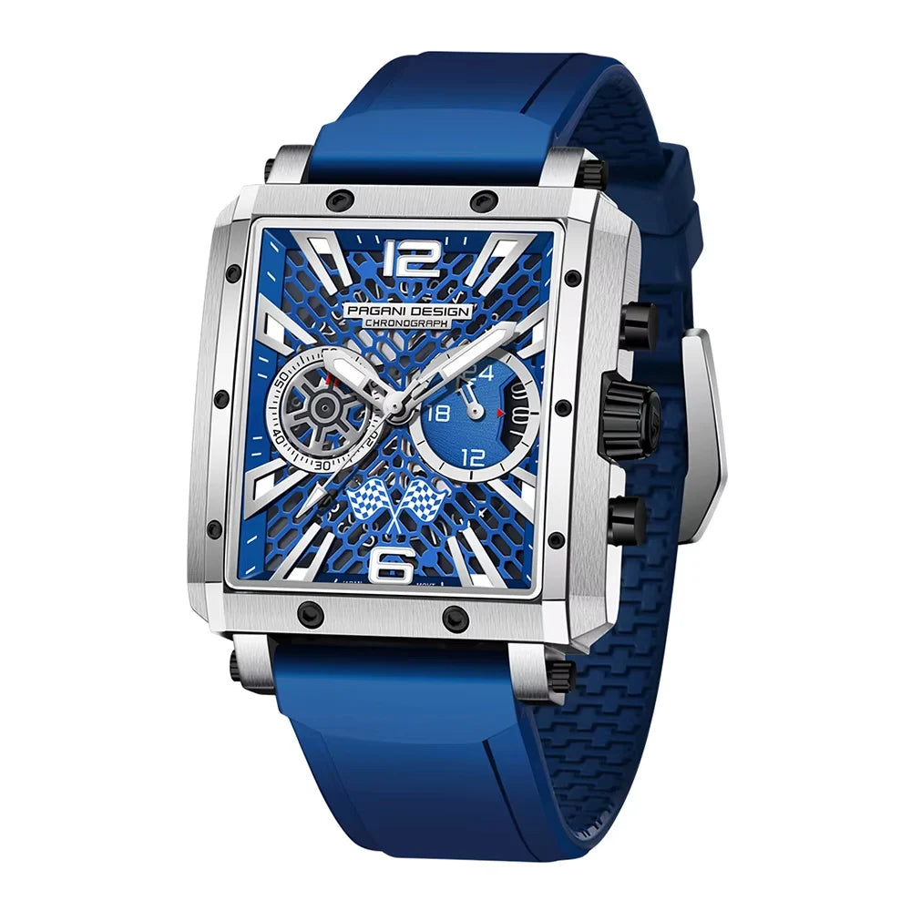 PAGANI DESIGN Watches Men Original Rectangles 42mm | PD-1725