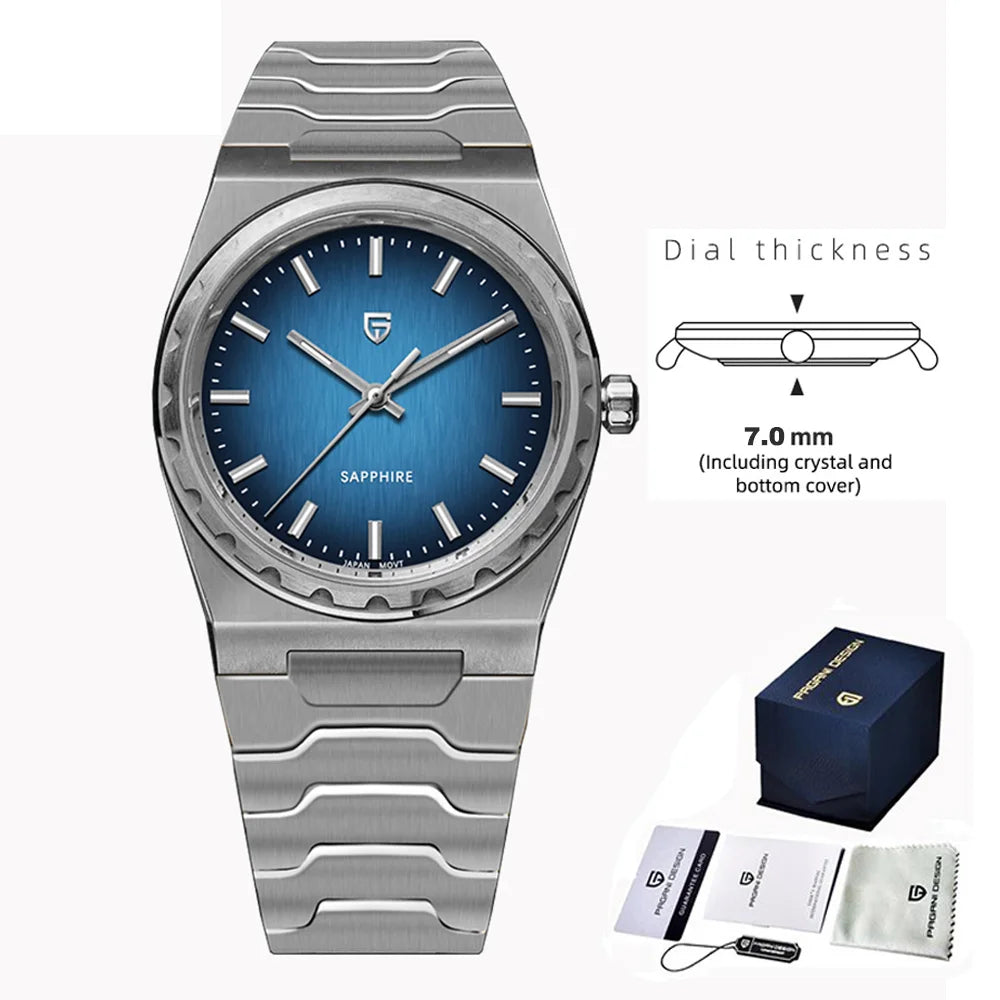 PAGANI DESIGN Men's Quartz Watches Ultra-Thin 7mm Series 37mm | PD-YS020
