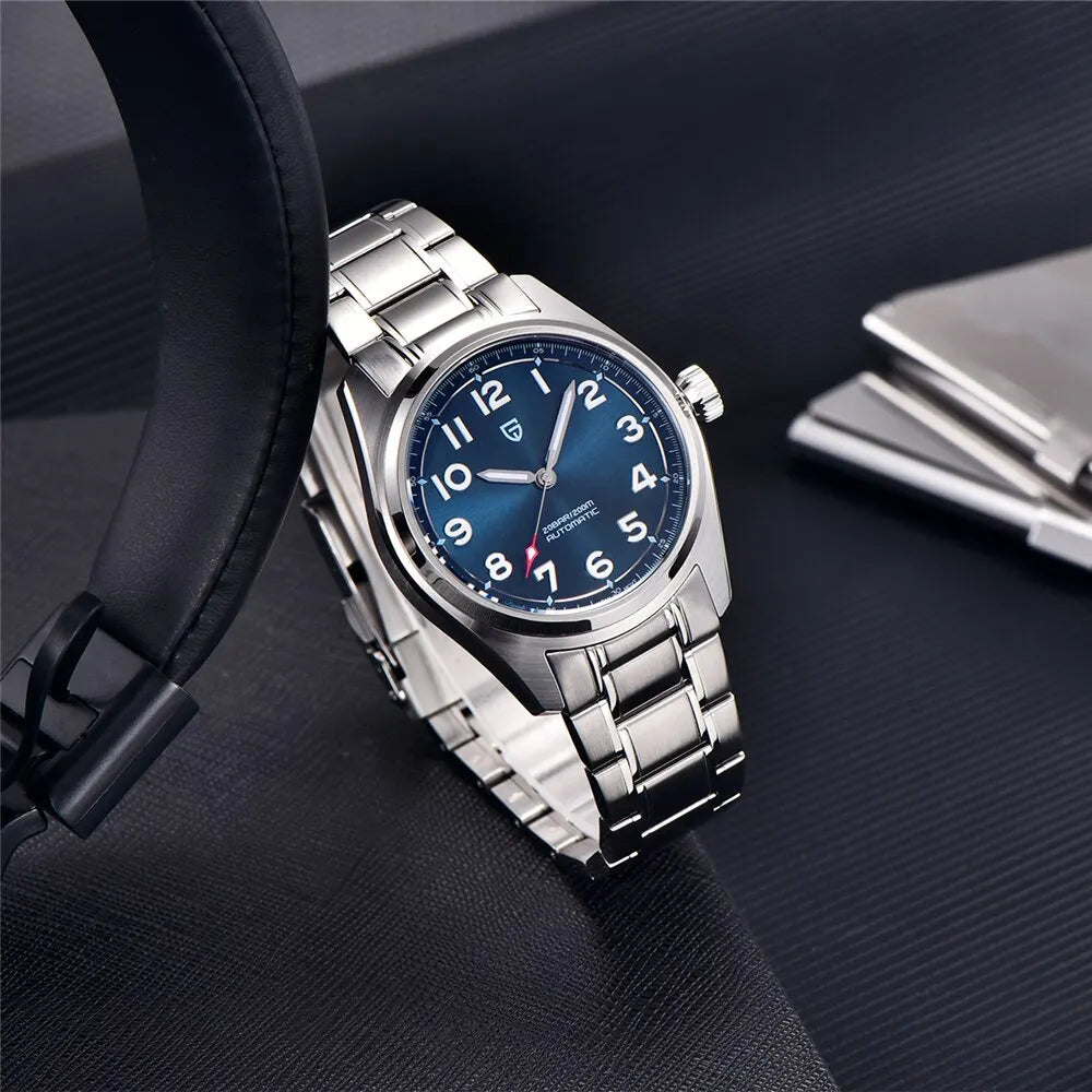 PAGANI DESIGN Men's Pilot Automatic Mechanical Watch Nh35A 38mm | PD-1717