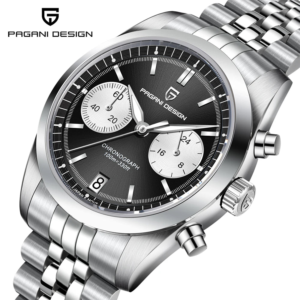 PAGANI DESIGN Pilot Men's Quartz Watches Sapphire 37.5mm | PD-1775