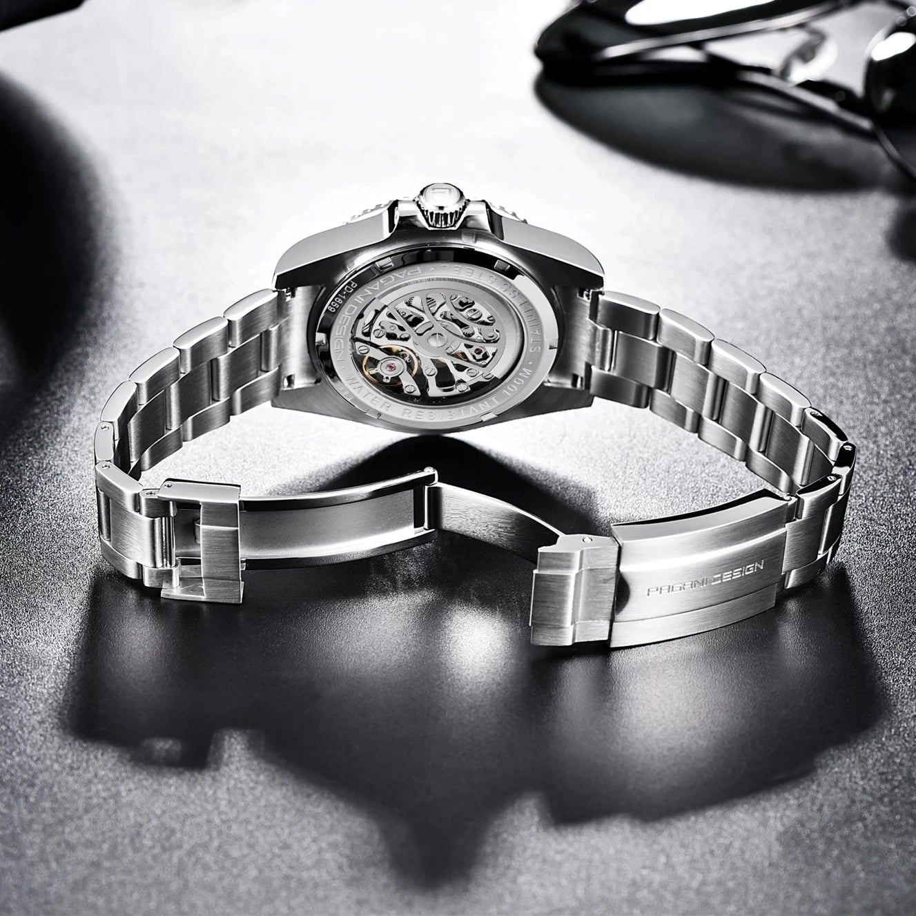 PAGANI DESIGN Men's Watch Stainless Steel Waterproof Mechanical 43mm | PD-1659