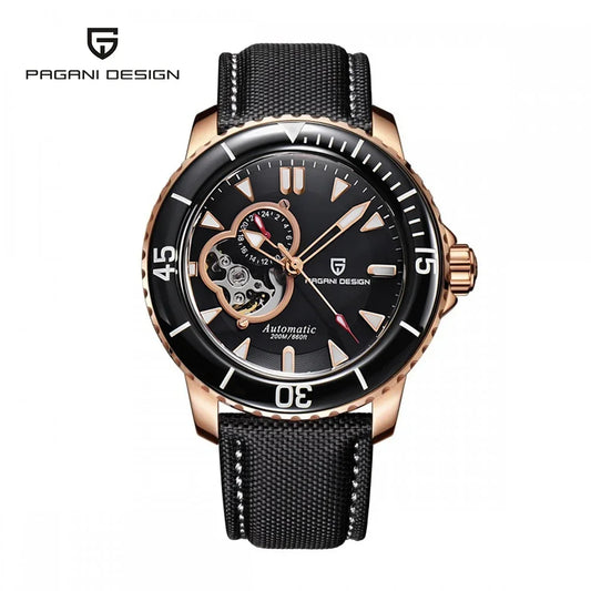 PAGANI DESIGN Men Automatic Watches Luxury Bezel NH39A 44mm | PD-1674