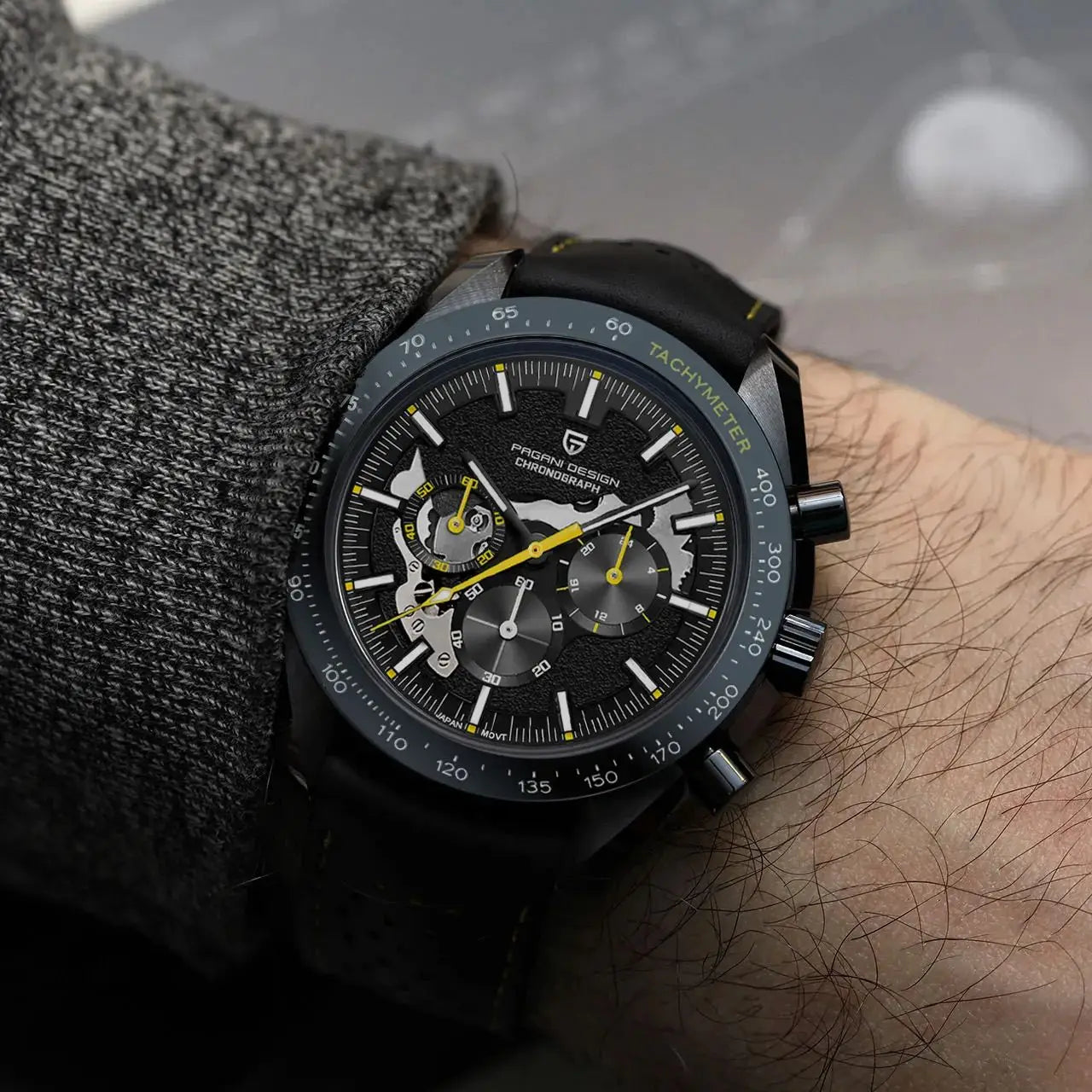 PAGANI DESIGN New Moon Dark Men's Chronograph 40mm | PD-1779