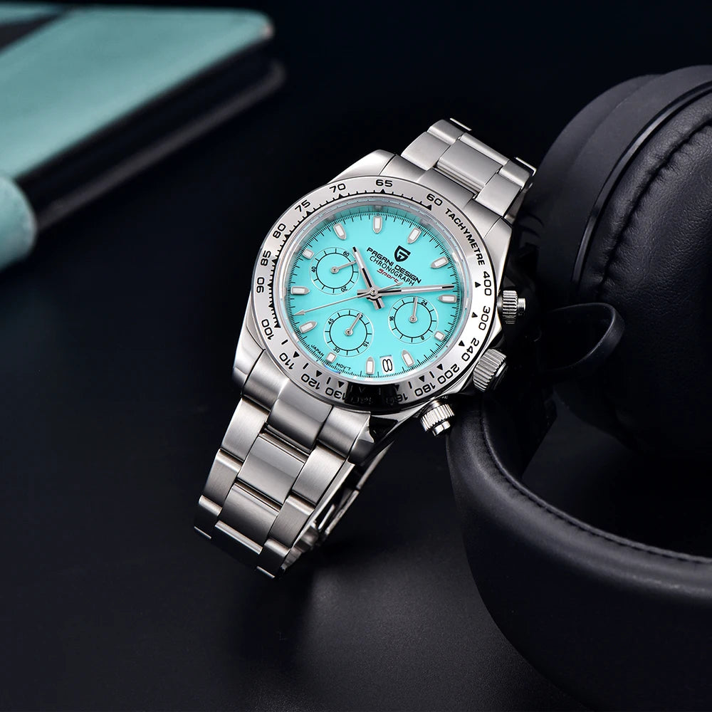 PAGANI DESIGN Stainless Steel Bezel Men Quartz 40mm | PD-1727