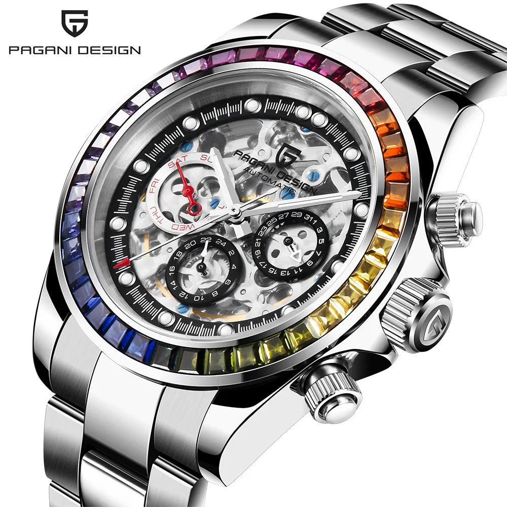 PAGANI DESIGN Men's Automatic Rainbow 40mm | PD-1653