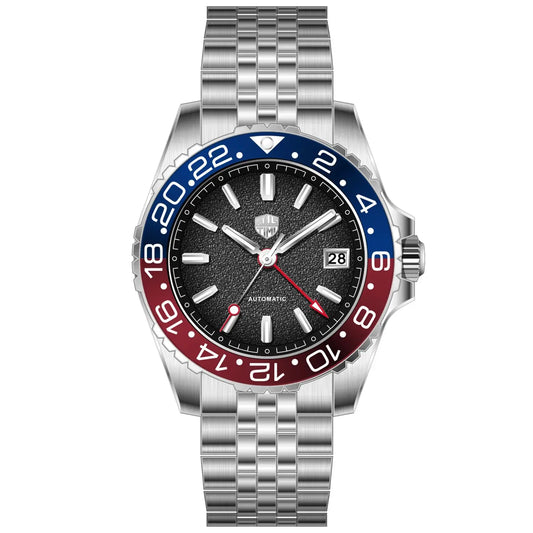RollsTimi Mechanical NH34 Automatic Sapphire Stainless Steel Luminous 41mm | RT-7935