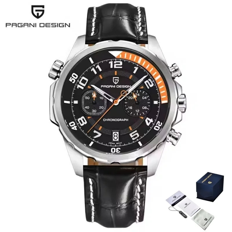 PAGANI DESIGN Quartz Waterproof Multi functional Chronograph 44mm | PD-1811