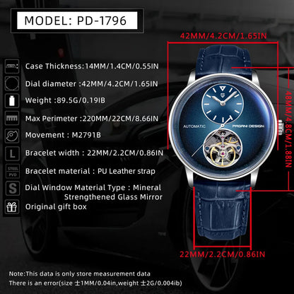 PAGANI DESIGN Fashion Leisure Mechanical Watch Automatic 42mm | PD-1796