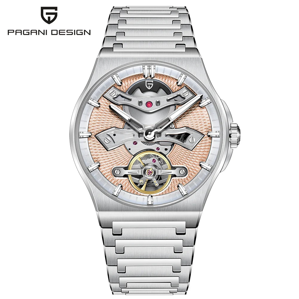 PAGANI DESIGN Automatic Mechanical  Stainless Steel Men's Watch 42mm | PD-YS028