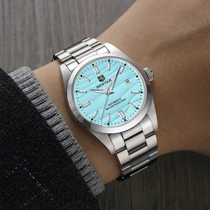 BENYAR Stainless Steel Waterproof Men's Automatic Mechanical Watch 40mm | BY-5208M