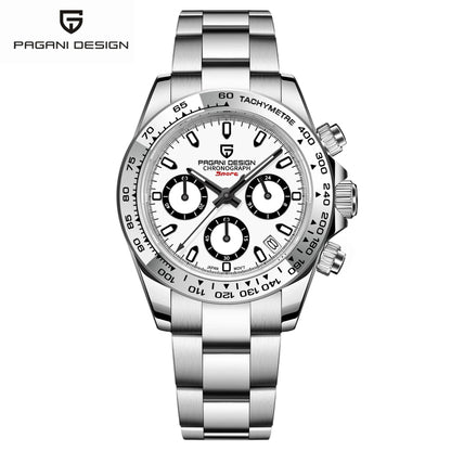 PAGANI DESIGN Stainless Steel Bezel Men Quartz 40mm | PD-1727