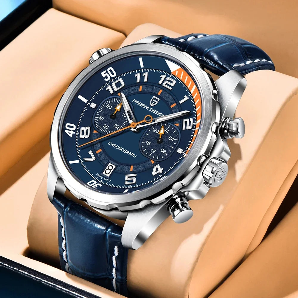 PAGANI DESIGN Quartz Waterproof Multi functional Chronograph 44mm | PD-1811