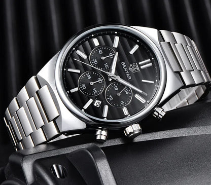 BENYAR New Business Elegant Men's Quartz Watch with Chronograph 42mm | BY-5214