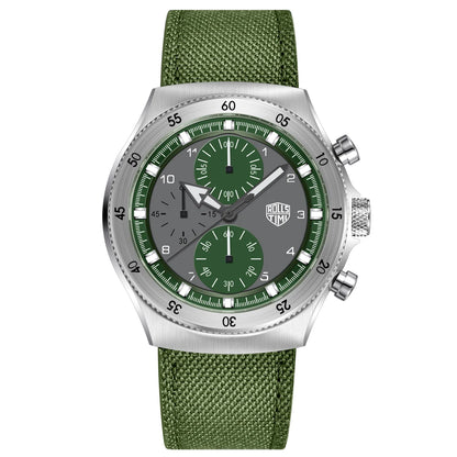 RollsTimi Quartz Watch For Men Two-color Nylon Sport Chronograph 43mm | RT-7932