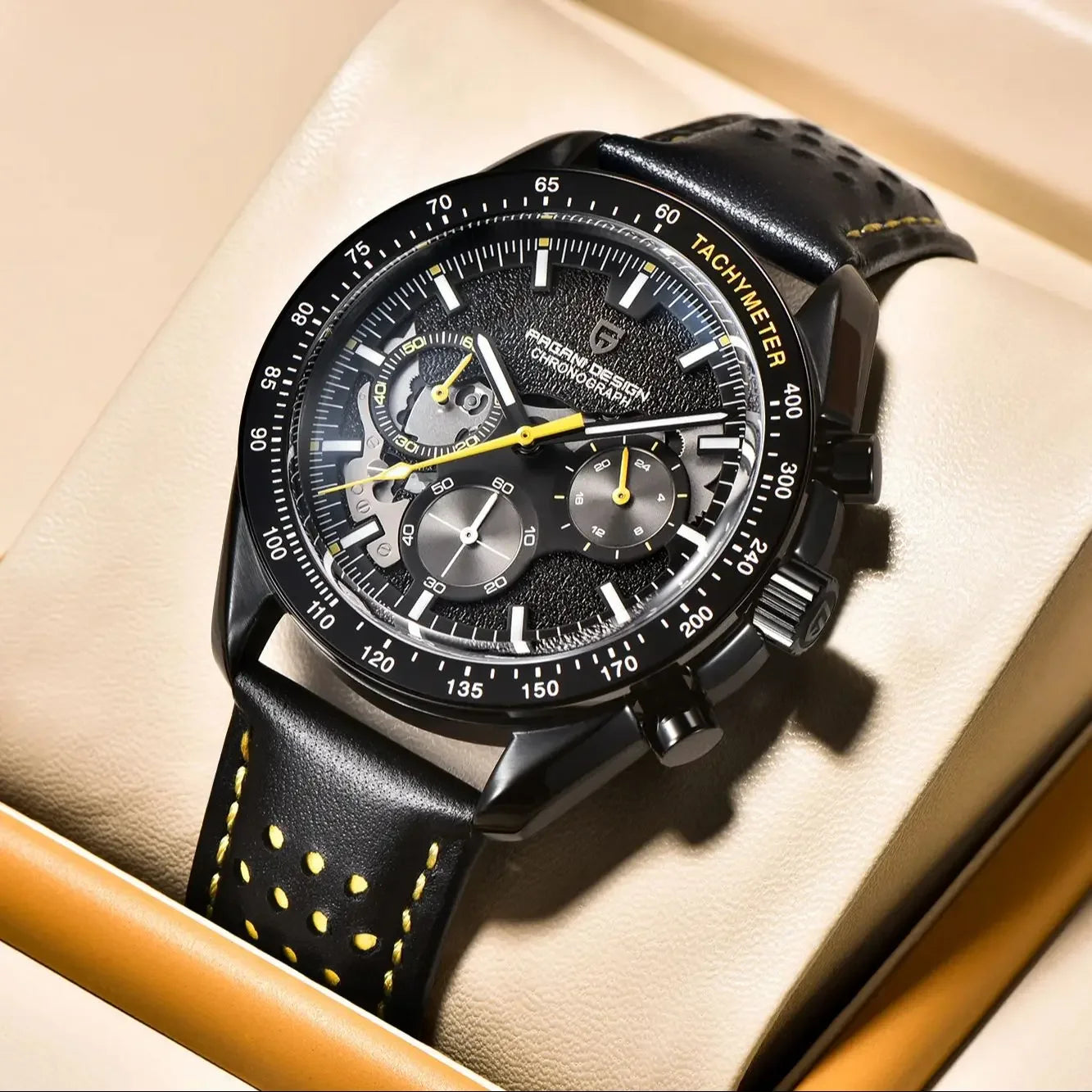 PAGANI DESIGN New Moon Dark Men's Chronograph 40mm | PD-1779